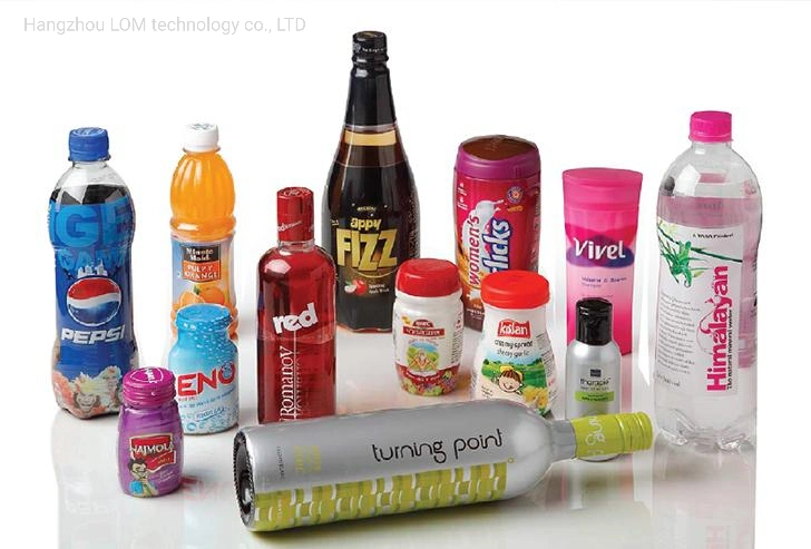 PVC Stretch Automatic Water Bottle Sleeving and Shrinking Labeling Machine for Aerosol Cans