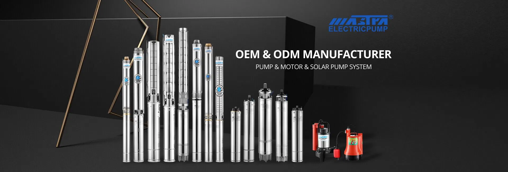 Water Fountain Water Submersible Pump Motors Borehole Pump Motors