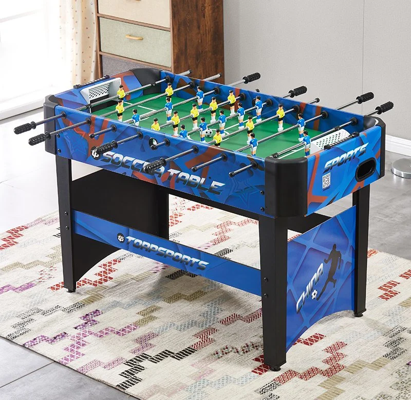 48" Soccer Table Foosball Table Kids Table Games with Blue Color Graphic