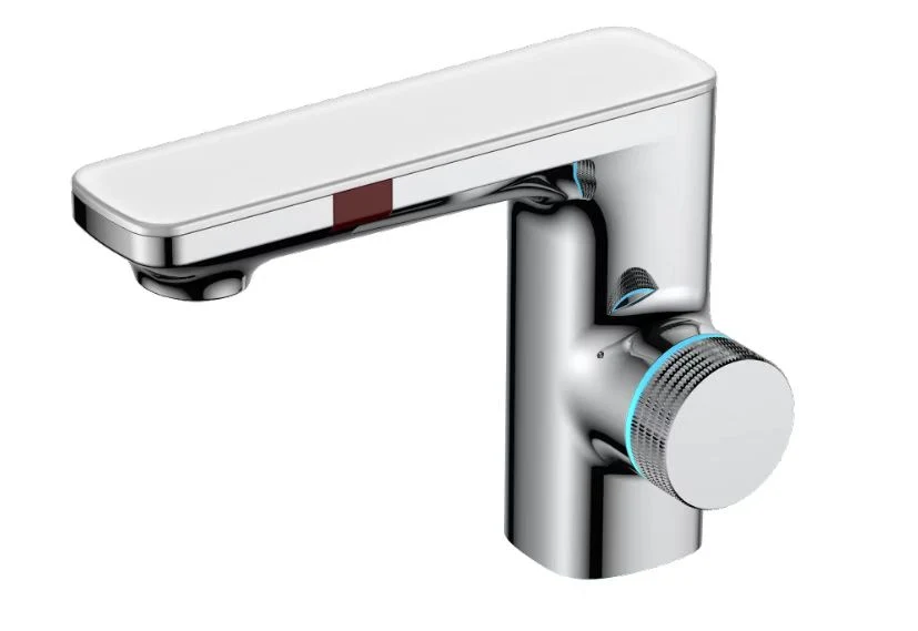 تصميم جديد تصميم جديد شاشة LED درجة حرارة رقمية حوض الحوض صابون الخالط الحنفية