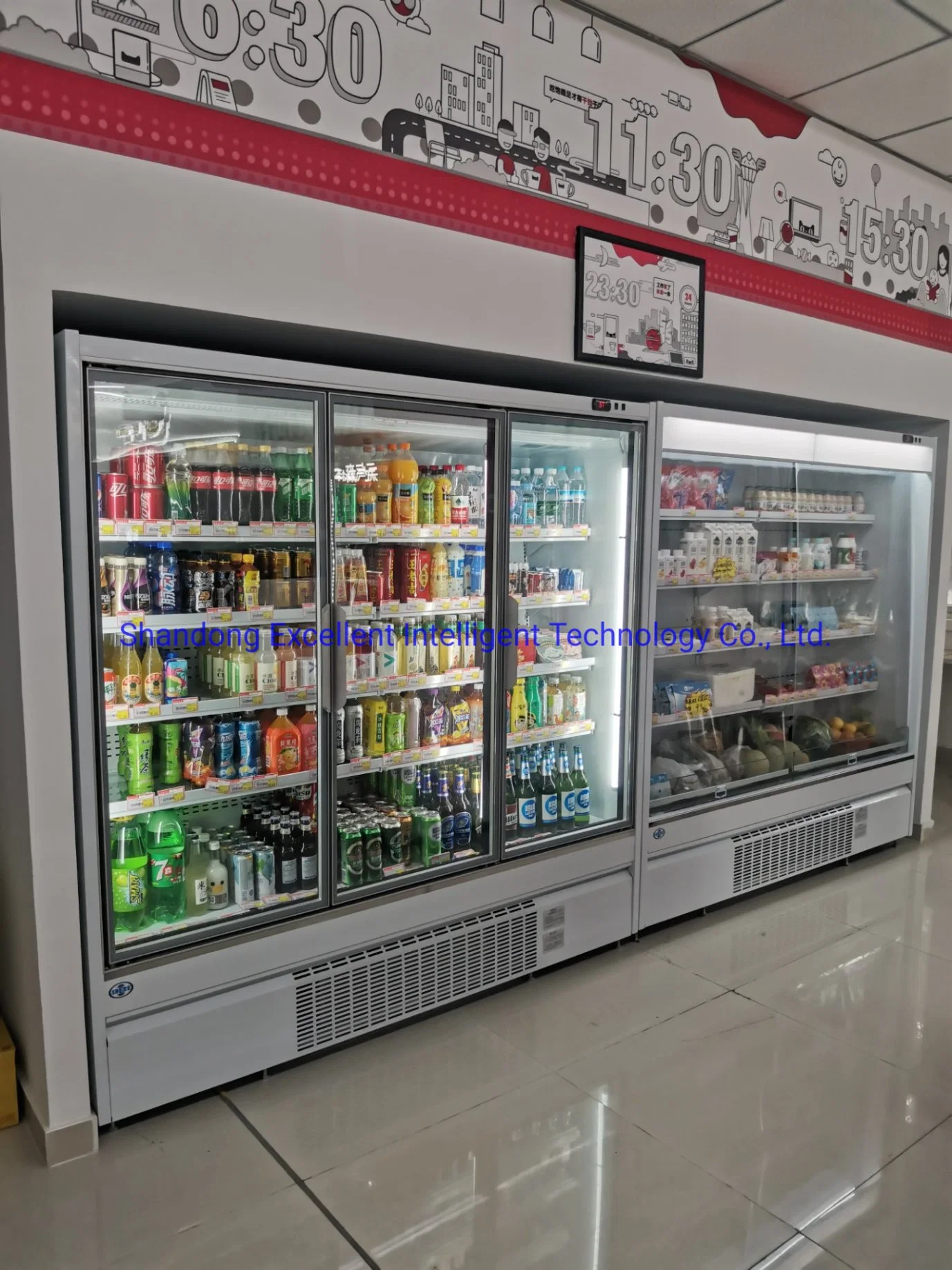 Tienda de conveniencia DMF Multideck Refrigeraror armario armario Frigorífico