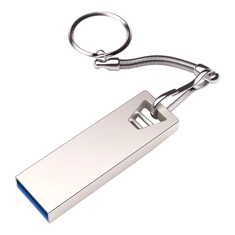 Memória de unidade flash USB 2.0 de 32 GB com cadeia metálica personalizada Disco Pen U