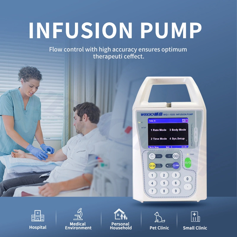 Wego Infusion Pumps Price Medic Infused Pump with CE Certification