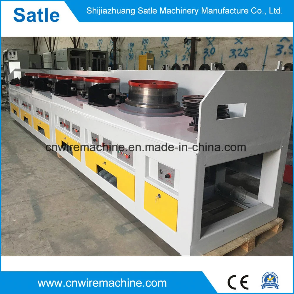 High Speed Automatic Setzt Dry Type Steel Wire Gerade Linie Fort Metalldraht-Ziehmaschine