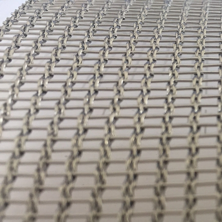 304 316 Stainless Steel Perforated Decorative Metal Wire Mesh Fabric for Glass Lamination