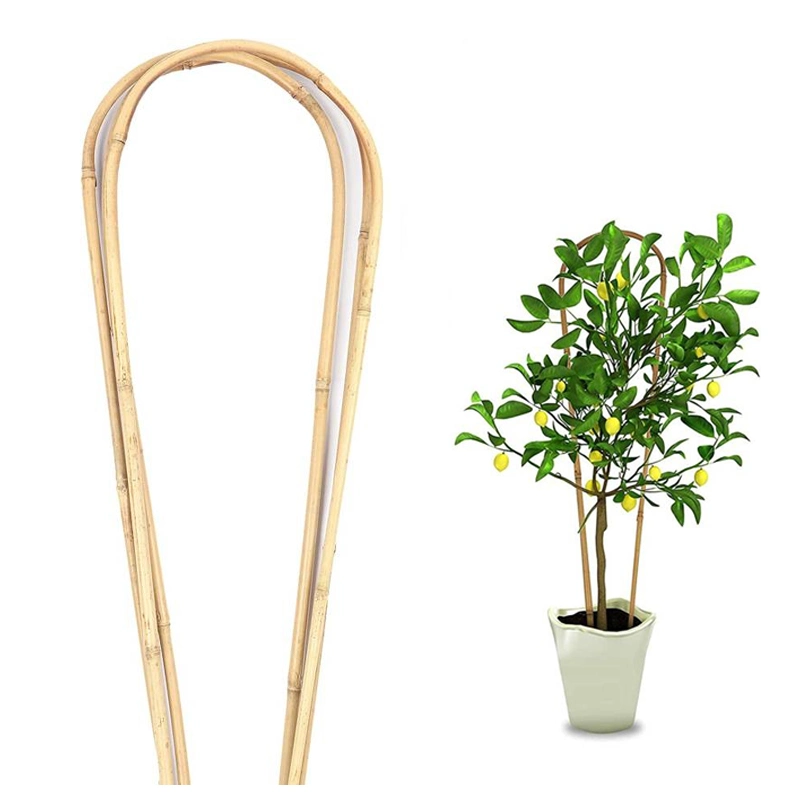 Natural Bamboo Stand 24 Inch High Garden Ladder Stand, Plant Stand