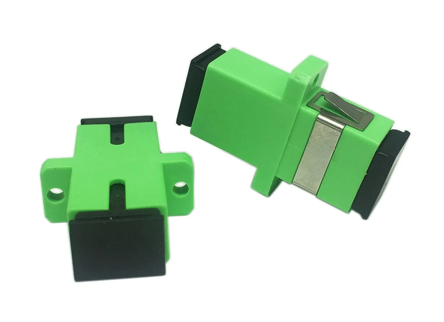 Fiber Optic Equipment Manufacture Standard Fiber Flange Coupler Fiber Optic Adapter Sc Multi Mode Simplex Fiber Flange Fiber Optical Adapter