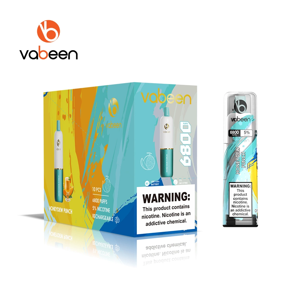 2022 Hot Sale Cheap Vape Pens 15 Flavors Vabeen Vape Pen Disposable/Chargeable Electronic Cigarette Portable Vape 6800puffs Wholesale/Supplier Disposable/Chargeable Vape Pen