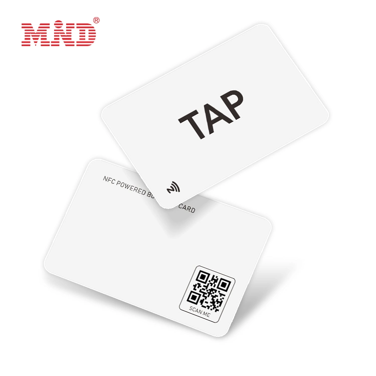 Printable Ntag 216 Digital Business Card Black PVC Digital Business Card for Social Media Digital Cards