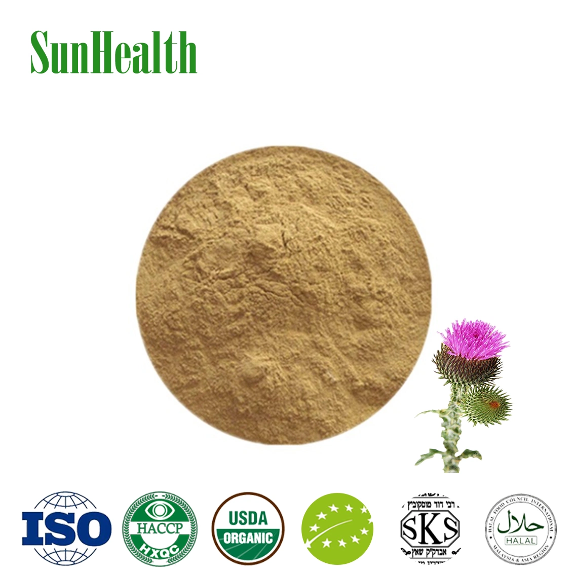 Leite Thistle/leite Thistle Seed Extract/silymarin Powder 80%