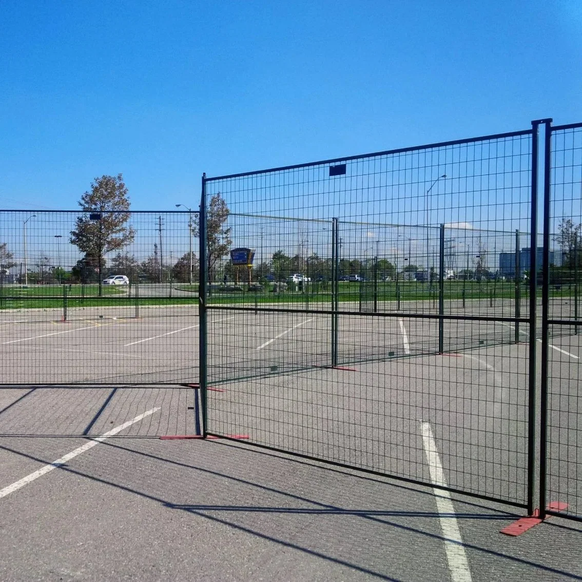 Powder Coated Canada Temporary Fence for Moving From One Location to Another