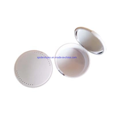 Hot Selling Round Shape Dental Retainer Case with Mirror