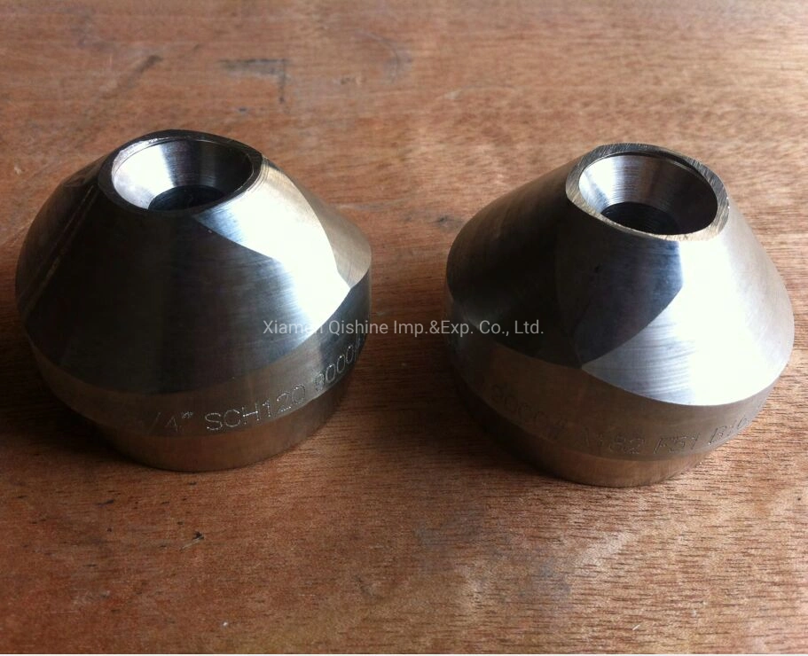 Threadolet 4" X 1/2" Sch 120 Class9000 Duplex Ss A815 Uns-S31803 A182 F51 Pipe Fitting