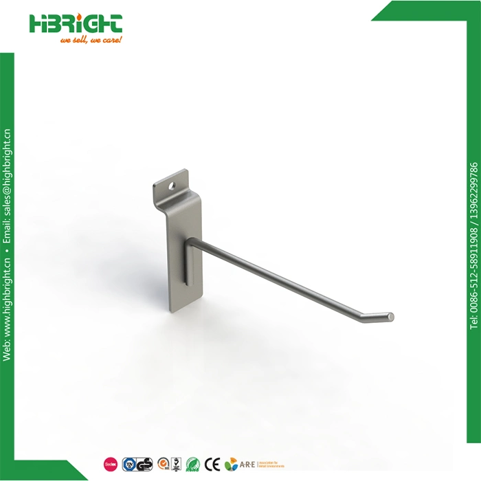 6mm Single Prong Metal Custom Slatwall Hook