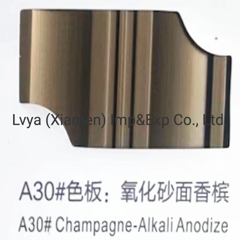 Anodized Coating Aluminium Spare Auto Parts Building Material Hardware Window Profile A13#