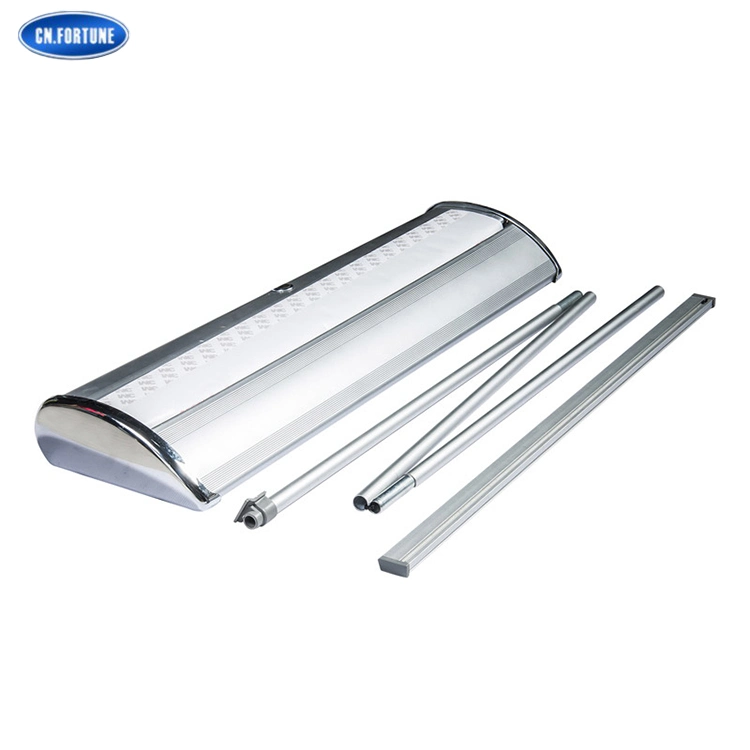 Display Stand Plastic Steel Roll up Stand with Self-Locking