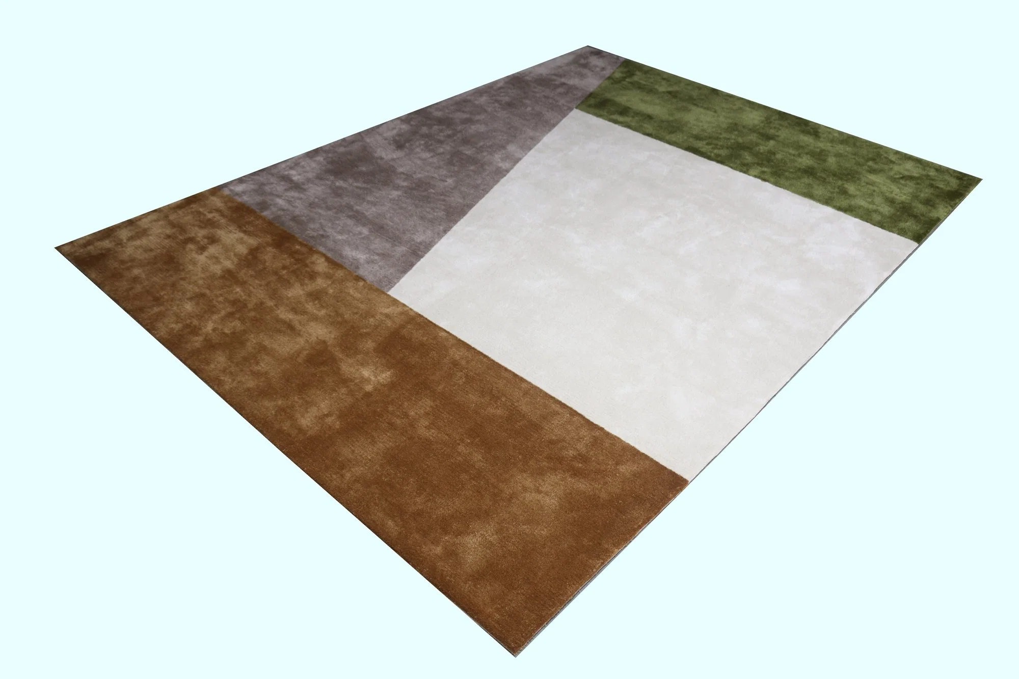 Tapis de plancher de la géométrie de couleur de contraste Tapis Tapis Tapis La zone