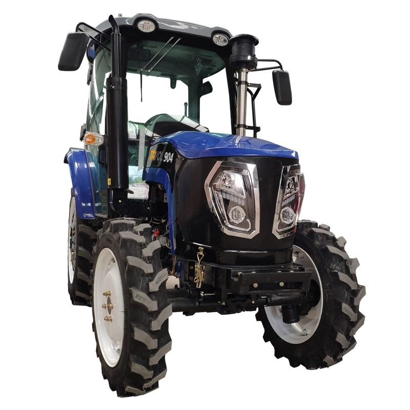 Factory Manufacture Supply 70HP 80HP 90HP 100HP 110HP 4WD Yto Engine Agricultural Accessories Machinery Farm Tractor