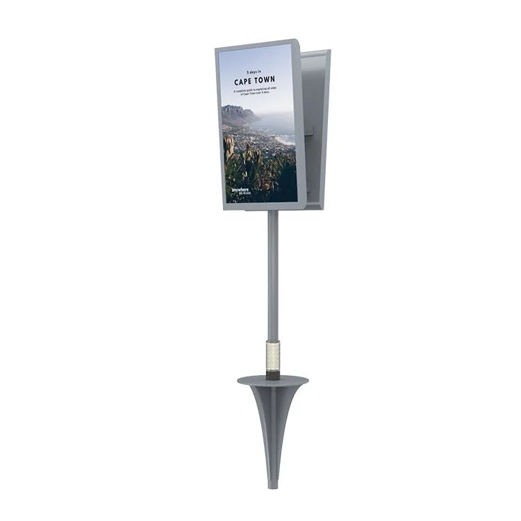 32 Inch Indoor Lamp Column LCD Advertising Player with USB Charging Device