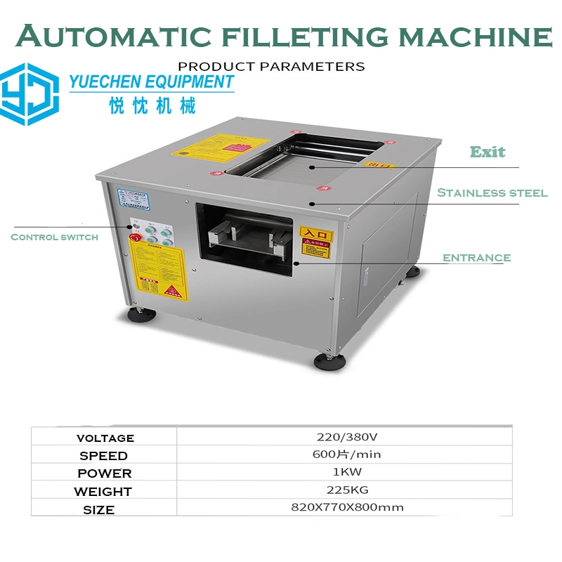 Automatic Meat Slicer Fish Meat Filleting Machine Cutting Fish Machinery High quality/High cost performance 