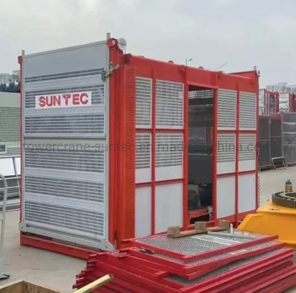 Suntec Building Construction Lift/Passenger Lift Double Cage 2 Tons Sc200 (can be customized)