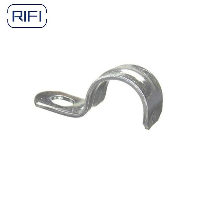 EMT Conduit Strap Galvanized Steel Elcectrical Conduit Fittings One Hole Strap