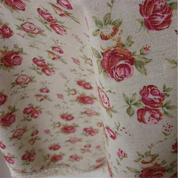 Print Linen Fabric for DIY Handmade Cloth for Tablecloth/Decorative Cloth/Sofa Sets Bedding Fabric