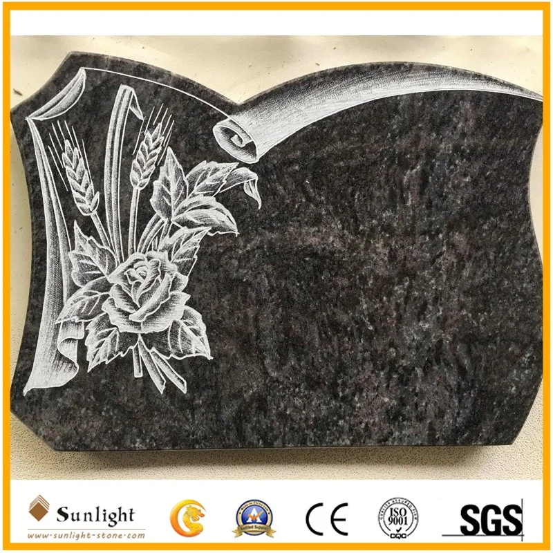 Polished Granite Tombstone on Cheap Price Customized Design Monuments Plaques