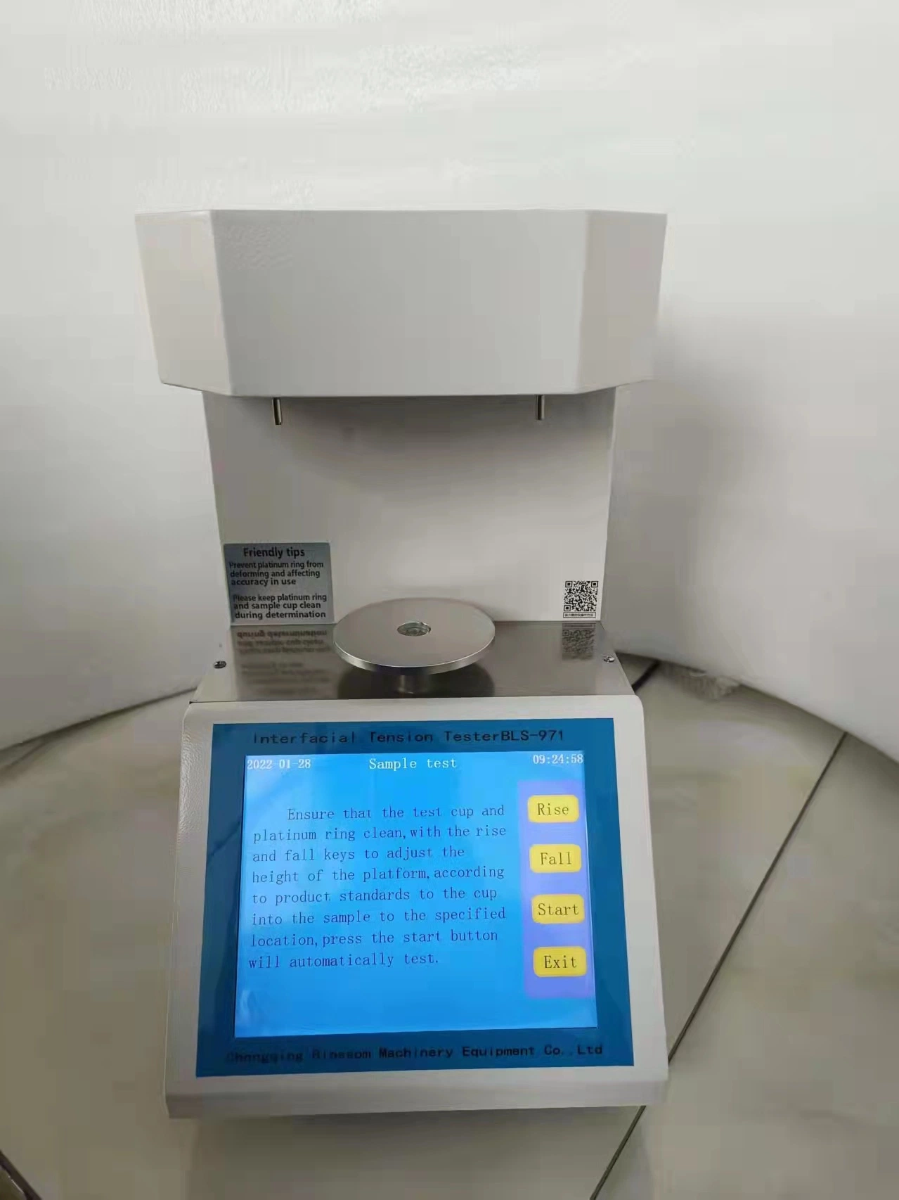 Transformer Oil Testing Equipment ASTM D971 Surface Tension Meter