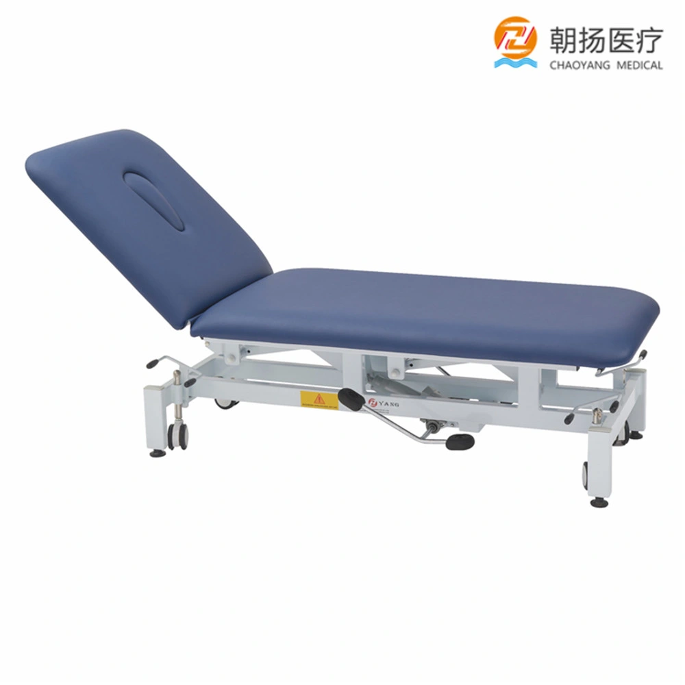 La thérapie physique 2 Section Hi-Low traitement hydraulique réglable lit Table de massage du visage