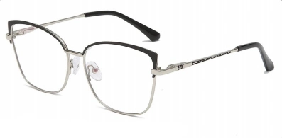 OEM and ODM Available Golden and Silver Cat Eye Metal Frame Quality Guarantee Women Optical Frames