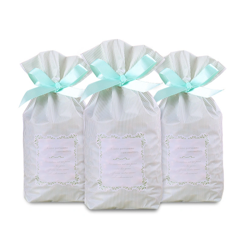 Bulk Cookie Nougat Self-Supporting Plastic Gift Drawstring Bag