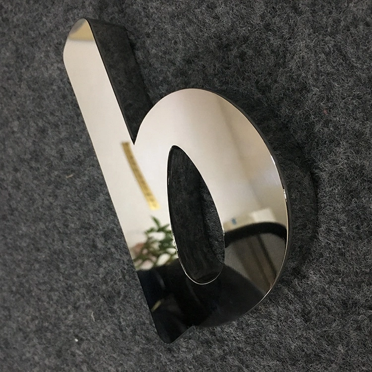 Wholesale/Supplier High quality/High cost performance  Custom Mirror English Letter Mirror Glass Letter