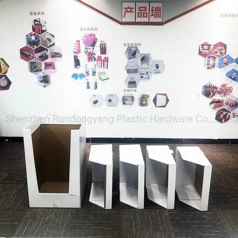 Custom Retail Store Paper Display Racks Promotion Corrugated Stand Cardboard Display