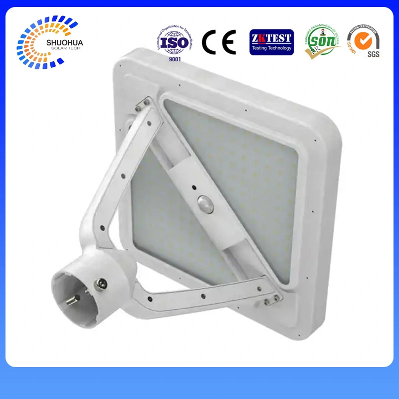 Integrated 80W Solar Garden Lamp with 360° Beam Angle - Lithium Battery