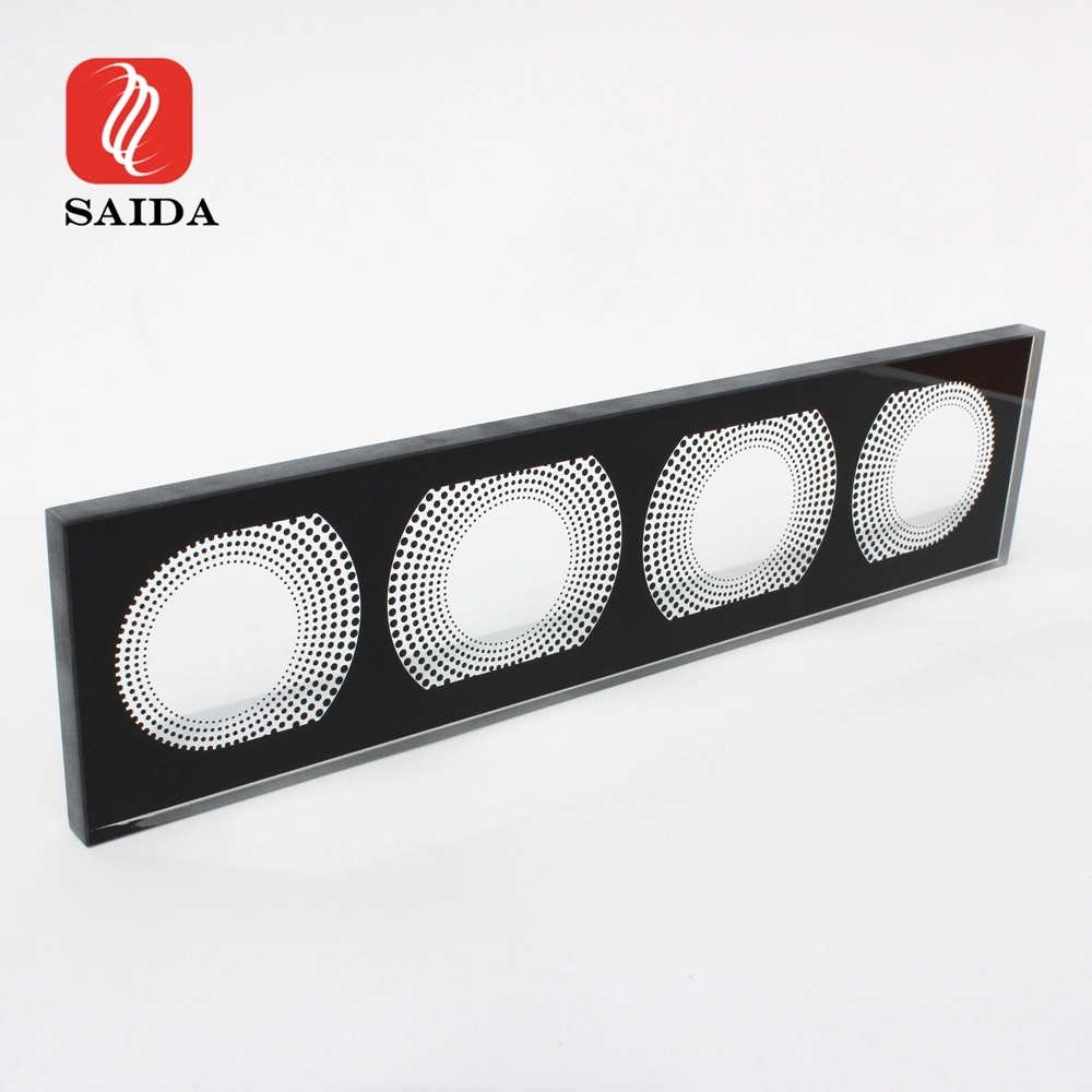 Thermally Toughened Ceramic Printing Lighting Glass LED Light Tempered Glass