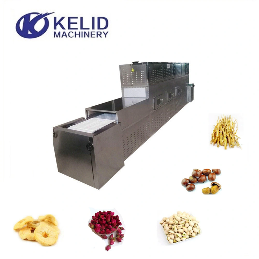 Tunnel Microwave Spice Ginger Powder Drying Sterilization Equipment