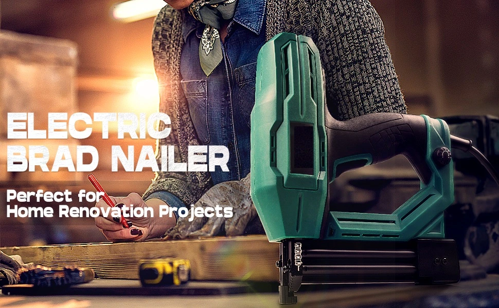 Professional Agrafador eléctrico/Brad Nailer/pistola de pregos/Grampear Gun-Hardware Power Tools