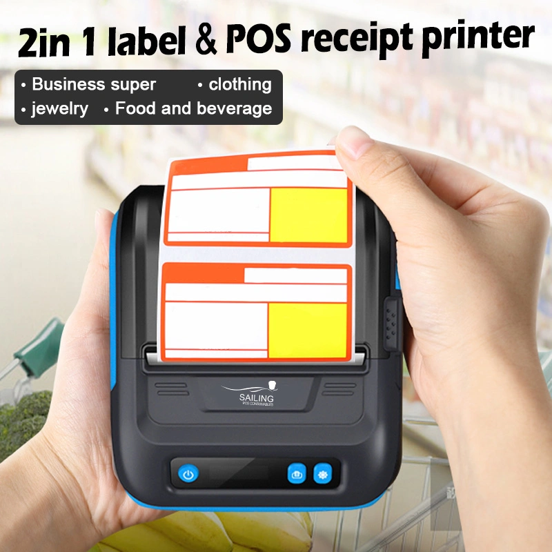 Mini Portable 58mm Thermal Receipt Mobile Portable Printer