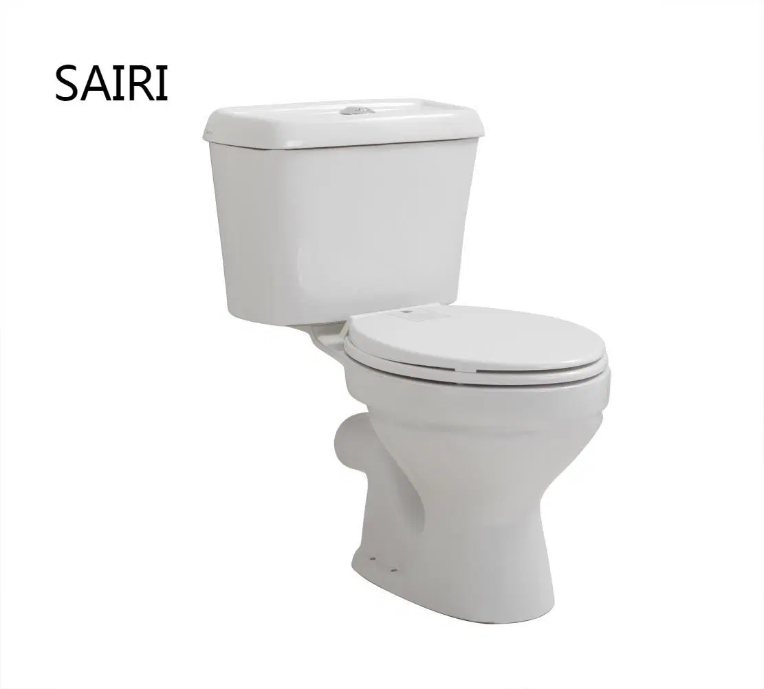 Cheap Africa P-Trap Two Piece Toilet Sanitary Ware Ceramic Toilet Bowl