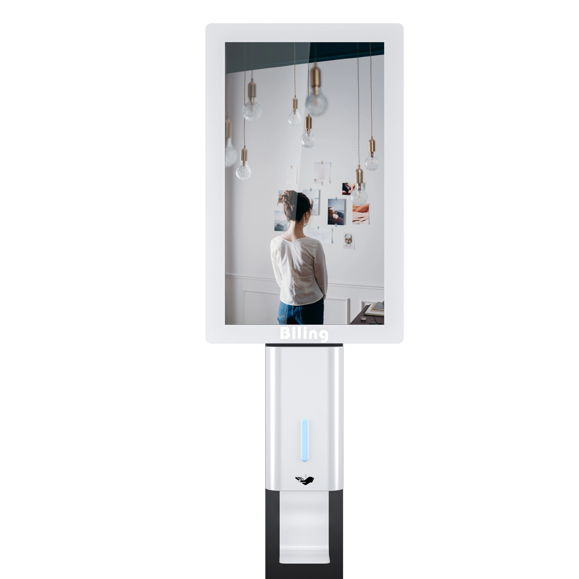 Standing Ad Player Sanitizer Screens Digital Signage Hand Sanitizer