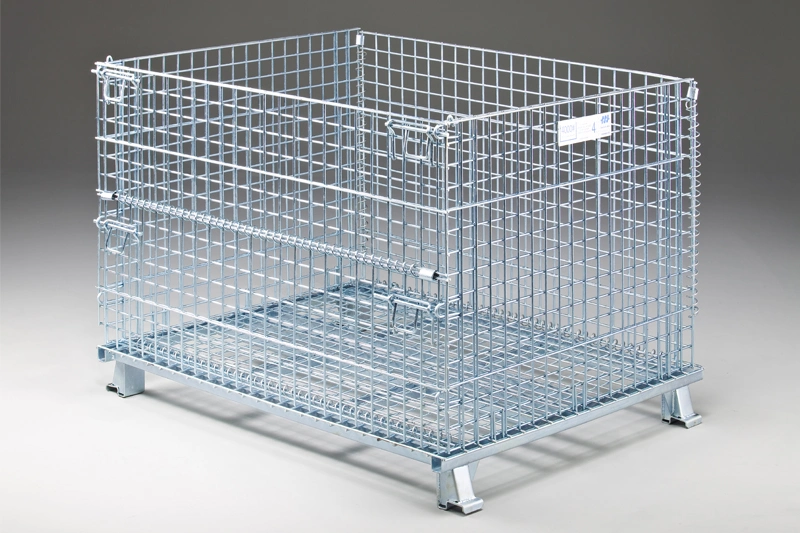 Large Wire Mesh Collapsible Storage Container Box Leakproof Unit Holder