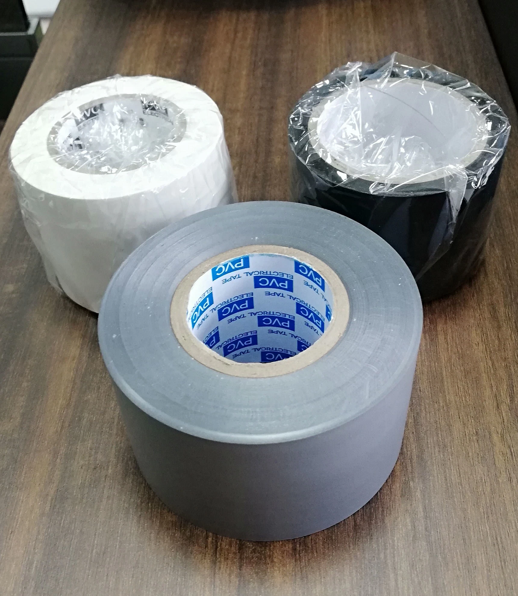 International Quality Standard Adhesive Silver Shining Insulation PVC Duct Tape