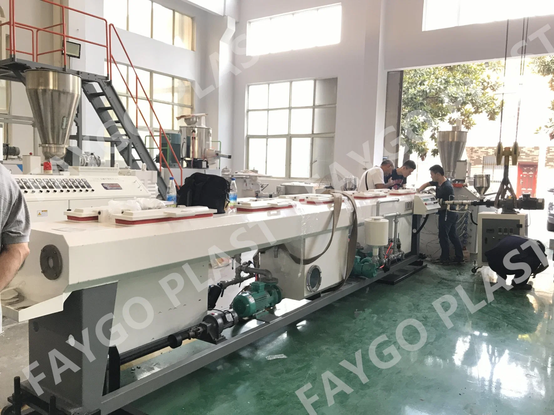 Plastic PVC Pipe Making Machine for Water Supply Drain Electrical Wire Pipe