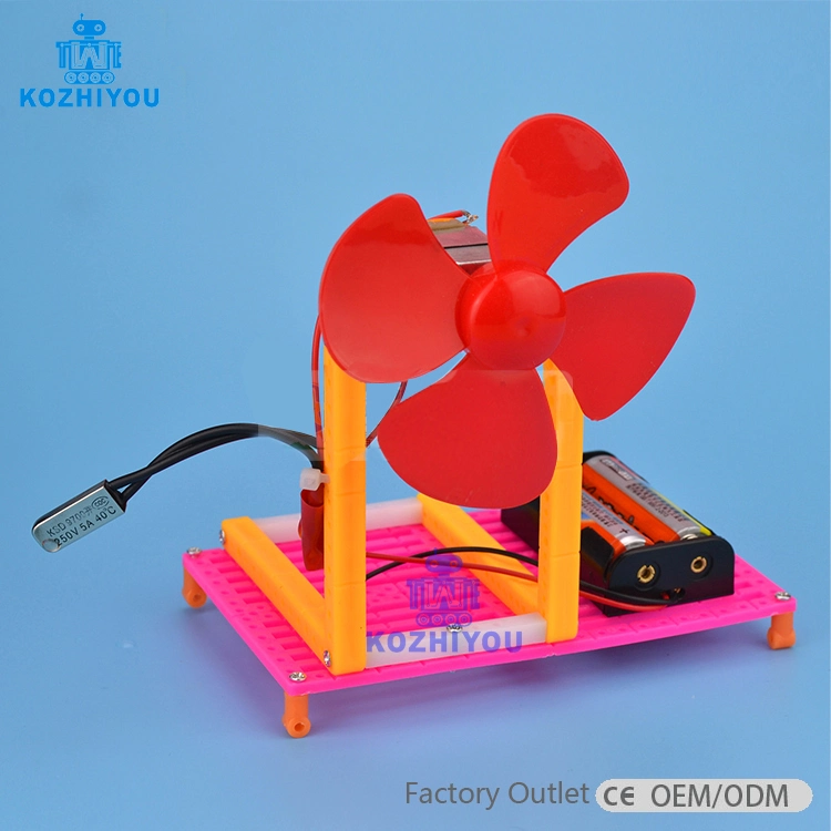 Stem Toy Temperature Control Fan Science Educational Toys Small Production