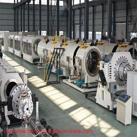 Large Diameter (630-1200mm) Plastic HDPE&PE Water/Gas Supply Pipe Machine