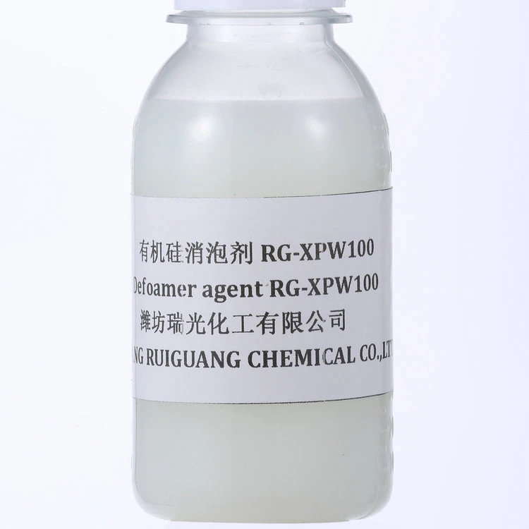 Organic Silicone Defoamer Liquid Form Widely Used in Textile and Paints