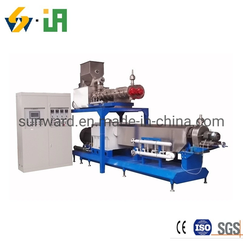 Vietnã extrudido Texturized Vegan proteína e textura Soy proteína Slice TSP TVP Production Line Extruder and Dryer for Sale