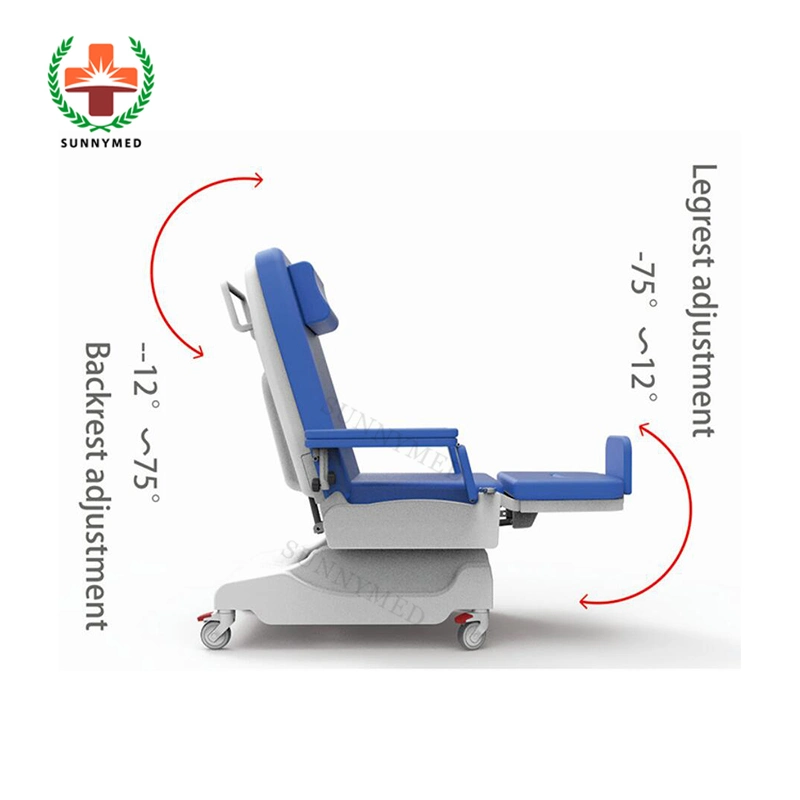 Си-O007D CE/FDA медицинских роскошь электрический стул диализа с тремя моторами