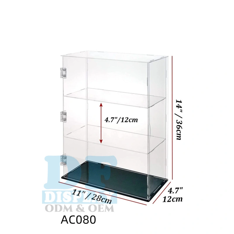 Acrylic Display Rack Storage Stand Toy Display Organizer Removable Shelves Case Ball Holder Toy display Case